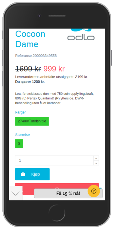 A/B test Sportsdeal Variant 2